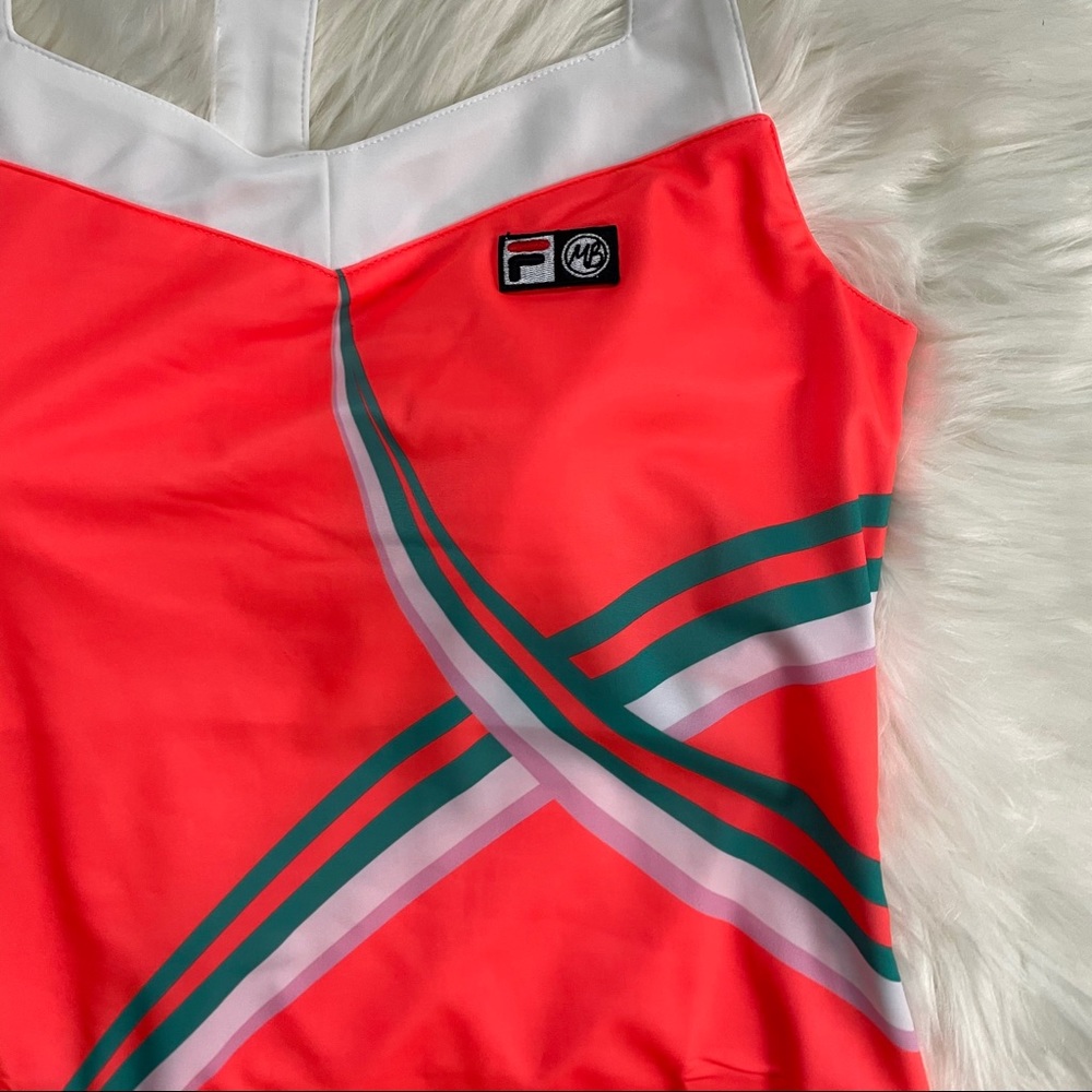 Love Fila MB tennis tank top racer back with bra - Picture 2 of 6